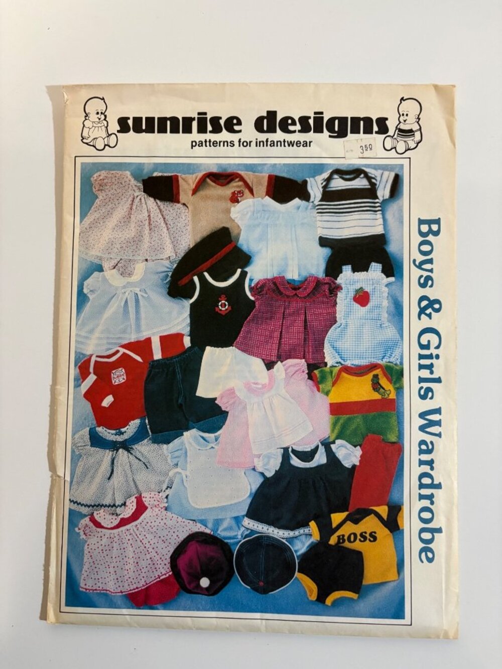 Sunrise Designs Boys and Girls Wardrobe Sewing Pattern N101 1983 Uncut